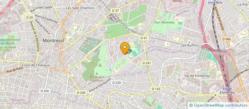 localisation de l'entreprise MONSIEUR MEKO DOSSO à MONTREUIL