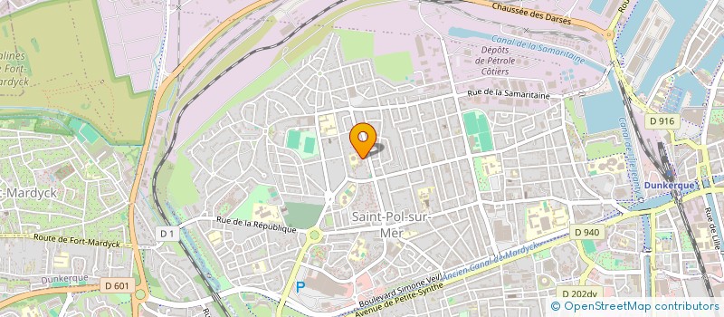 localisation de l'entreprise MONSIEUR MEKRALDI ELHADJ  DUNKERQUE