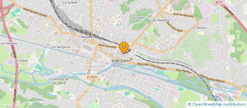 localisation de l'entreprise MONSIEUR MELAD NADIM  VIERZON