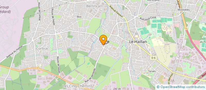 localisation de l'entreprise MONSIEUR MELAN WOGNIN  LE HAILLAN