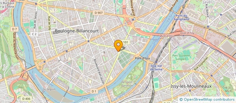 localisation de l'entreprise MONSIEUR MELANIE JACKSON à BOULOGNE-BILLANCOURT