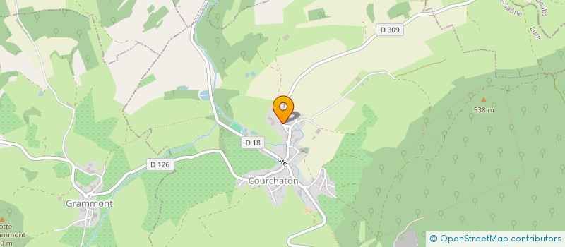 localisation de l'entreprise MONSIEUR MELANIE NICOLAS  COURCHATON