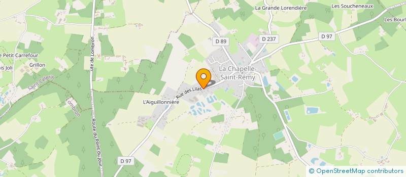 localisation de l'entreprise MONSIEUR MELCHIOR BRUNAUD  LA CHAPELLE-SAINT-REMY