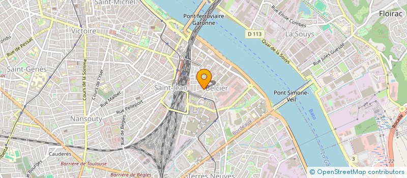 localisation de l'entreprise MONSIEUR MELCHIOR JONVEAUX  BORDEAUX