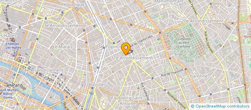 localisation de l'entreprise MONSIEUR MELCHIOR STETTIN  PARIS