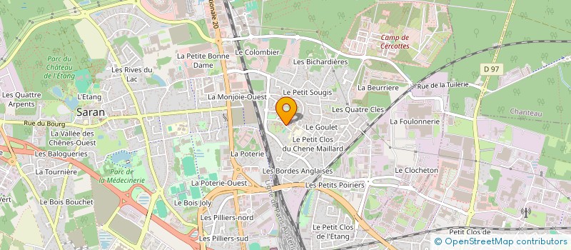 localisation de l'entreprise MONSIEUR MELCHIOR TCHANDEU à SARAN