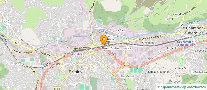 localisation de l'entreprise MONSIEUR MELCHIORRE BRUNETTO à FIRMINY