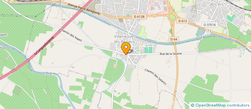 localisation de l'entreprise MONSIEUR MELDY GREGOIRE à VILLENEUVE-LES-BEZIERS