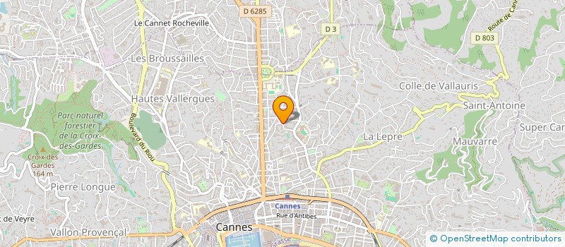 localisation de l'entreprise MONSIEUR MELECIO BORON  CANNES