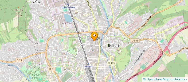 localisation de l'entreprise MONSIEUR MELES TESFAY  BELFORT