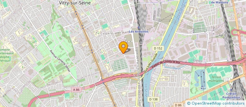 localisation de l'entreprise MONSIEUR MELHA KHASSANI à VITRY-SUR-SEINE