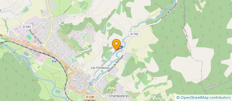 localisation de l'entreprise MONSIEUR MELIAN GROLLEMUND  DIE