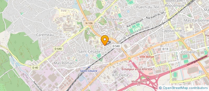 localisation de l'entreprise MONSIEUR MELIANI BENBOUHA  NIMES