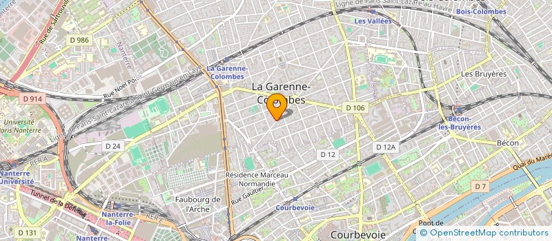 localisation de l'entreprise MONSIEUR MELIEN ROLDY PIERRE à LA GARENNE-COLOMBES