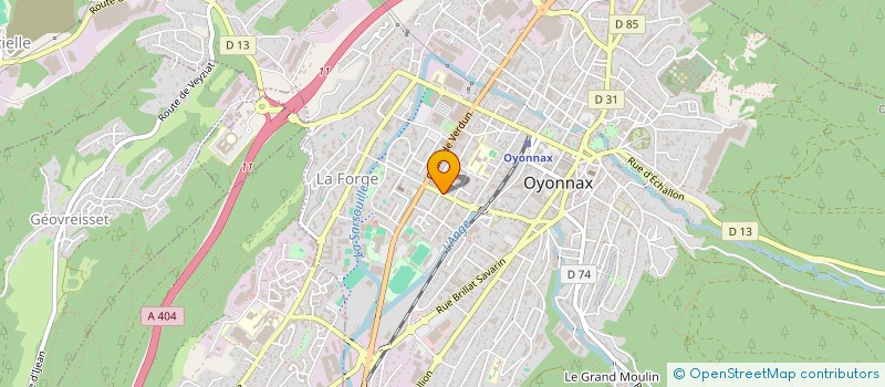 localisation de l'entreprise MONSIEUR MELIH GUZEL à OYONNAX