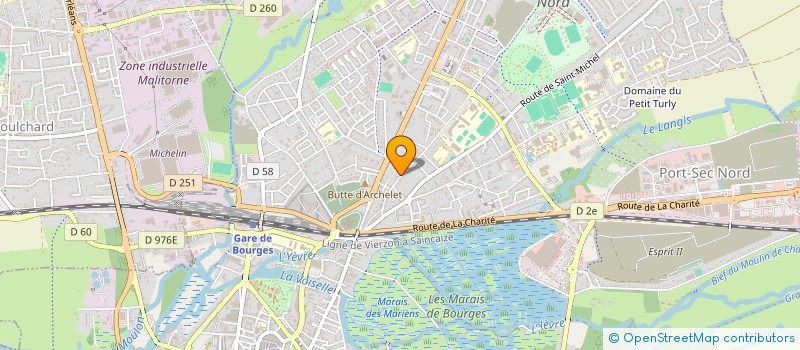 localisation de l'entreprise MONSIEUR MELIH OZMEN  BOURGES