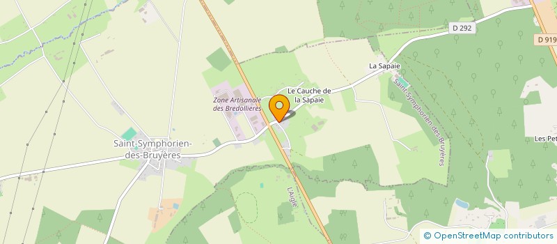 localisation de l'entreprise MONSIEUR MELIK KILIC à ST SYMPHORIEN DES BRUYERES