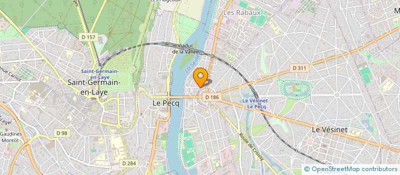 localisation de l'entreprise MONSIEUR MELINA BOURGOIN  LE PECQ