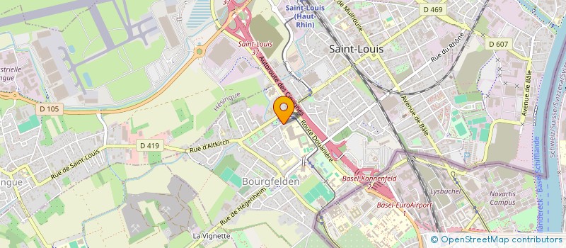 localisation de l'entreprise MONSIEUR MELIS MURATOVIC  SAINT-LOUIS