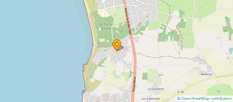 localisation de l'entreprise MONSIEUR MELIS VALLET  SAINT-MICHEL-CHEF-CHEF