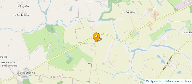 localisation de l'entreprise MONSIEUR MELISSA DOUBLET  LA BOISSIERE-DES-LANDES