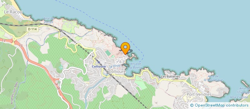 localisation de l'entreprise MONSIEUR MELITTA SOMOS  COLLIOURE