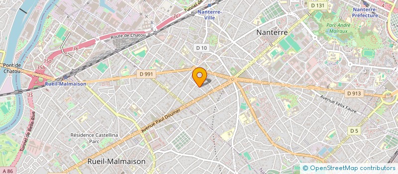 localisation de l'entreprise MONSIEUR MELO BARBOSA  NANTERRE