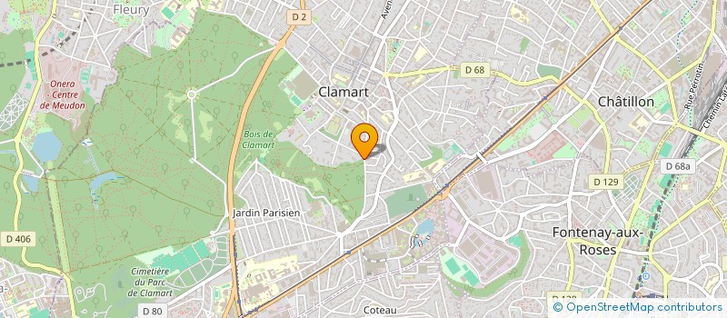 localisation de l'entreprise MONSIEUR MELVIL ROUVIERE à CLAMART