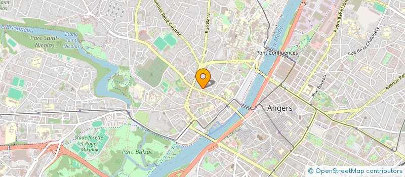 localisation de l'entreprise MONSIEUR MELVIL SLAOUTE à ANGERS