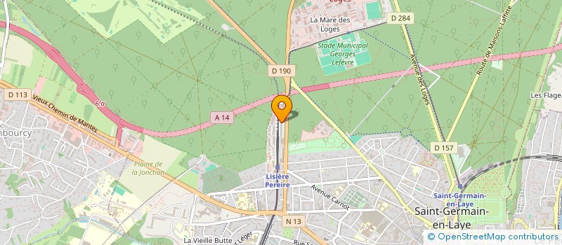 localisation de l'entreprise MONSIEUR MELVIN ABIVEN  SAINT-GERMAIN-EN-LAYE