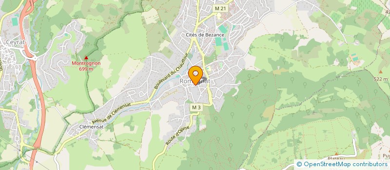 localisation de l'entreprise MONSIEUR MELVIN ACCARDO VIETTE  ROMAGNAT