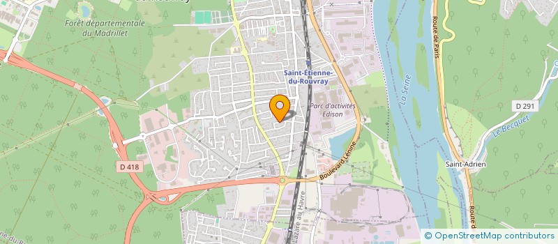 localisation de l'entreprise MONSIEUR MELVIN AMARANTHE  SAINT-ETIENNE-DU-ROUVRAY