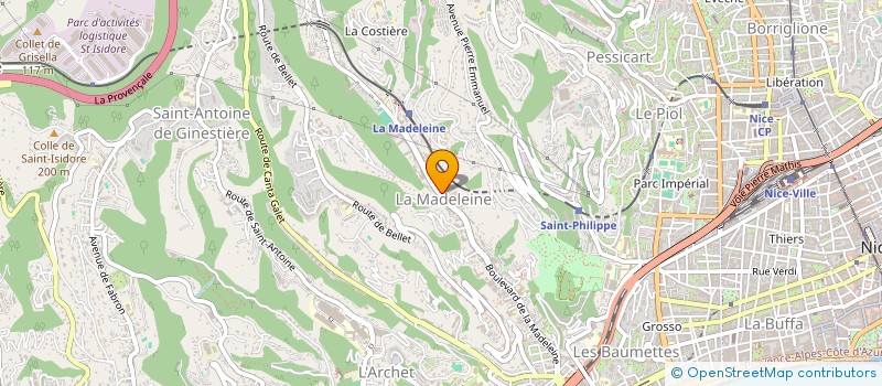 localisation de l'entreprise MONSIEUR MELVIN AOUSTIN à NICE