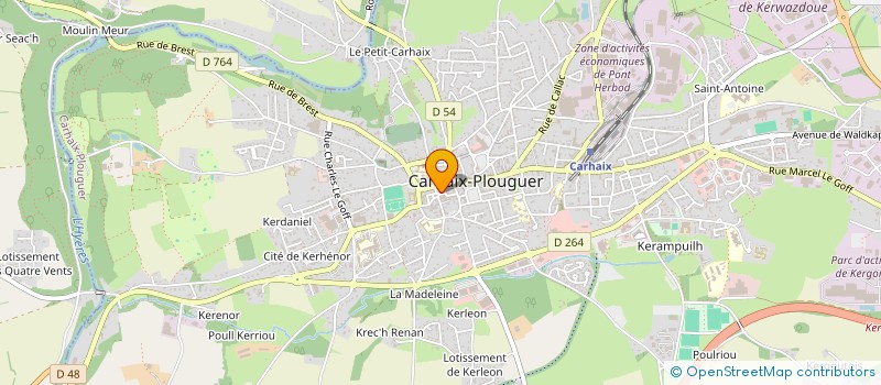localisation de l'entreprise MONSIEUR MELVIN BACON à CARHAIX-PLOUGUER