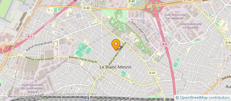localisation de l'entreprise MONSIEUR MELVIN BAPTISTA à LE BLANC-MESNIL