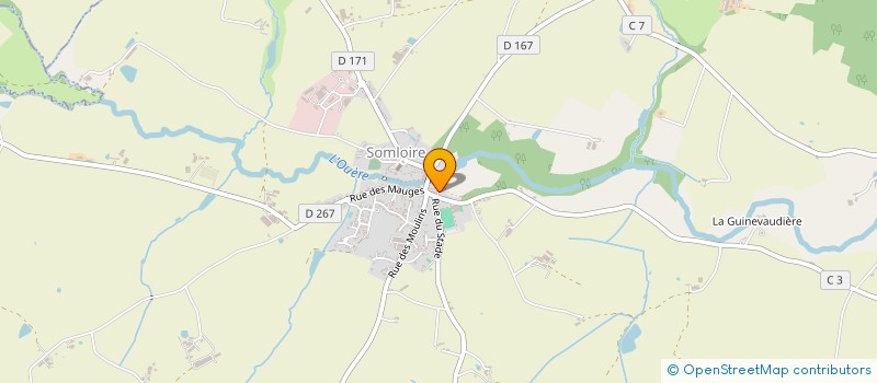 localisation de l'entreprise MONSIEUR MELVIN BELSOEUR  SOMLOIRE