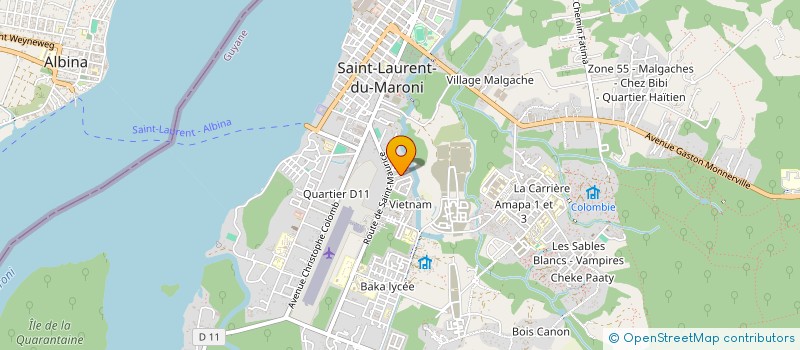 localisation de l'entreprise MONSIEUR MELVIN BREI à SAINT-LAURENT-DU-MARONI