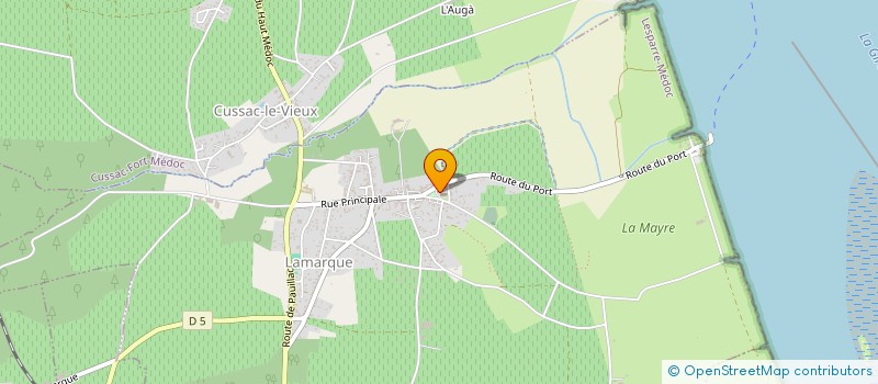 localisation de l'entreprise MONSIEUR MELVIN CAPDEVIELLE  LAMARQUE