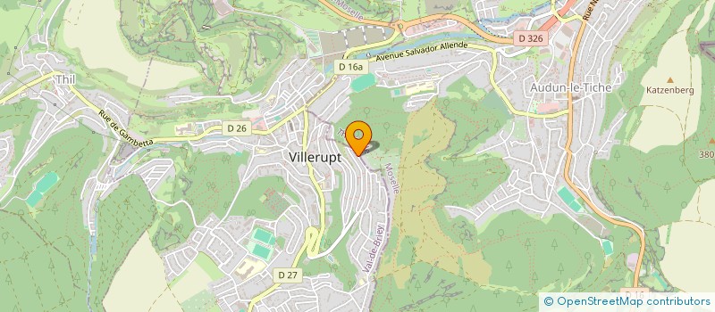 localisation de l'entreprise MONSIEUR MELVIN CERABINO  VILLERUPT