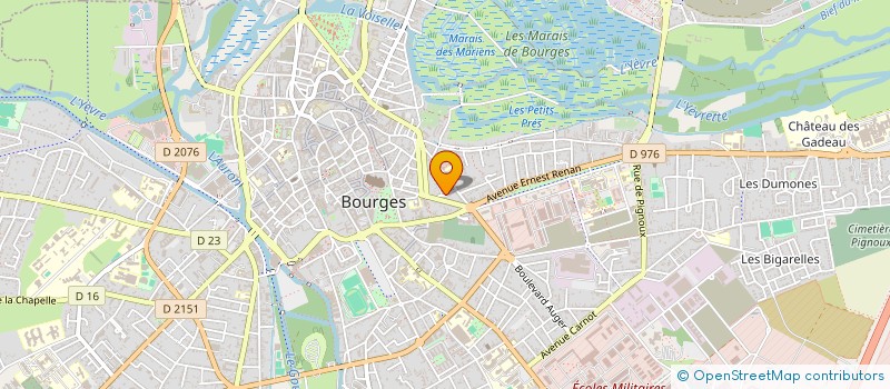 localisation de l'entreprise MONSIEUR MELVIN CHAGNOUX  BOURGES