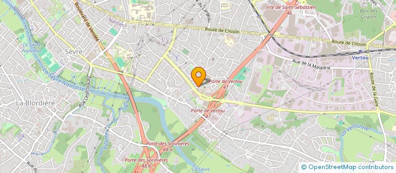localisation de l'entreprise MONSIEUR MELVIN CHAULIEU à VERTOU