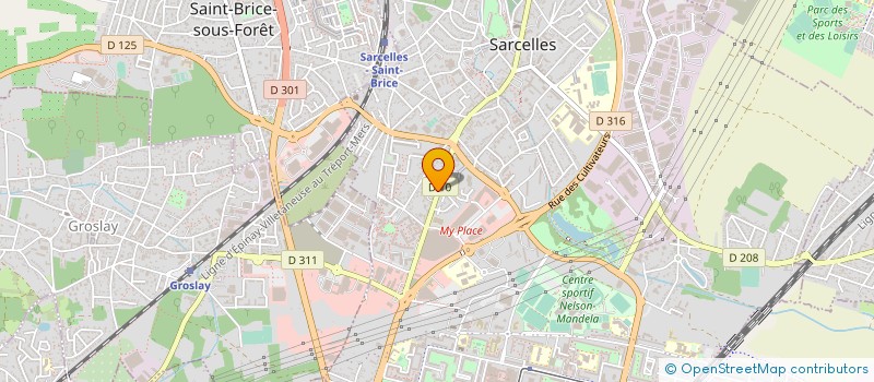 localisation de l'entreprise MONSIEUR MELVIN CHIKLI à SARCELLES