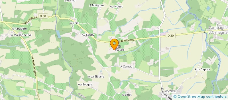 localisation de l'entreprise MONSIEUR MELVIN DARMENTON à AYZIEU