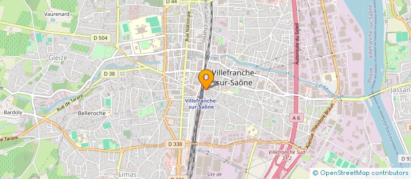 localisation de l'entreprise MONSIEUR MELVIN DENIS  VILLEFRANCHE-SUR-SAONE