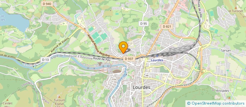 localisation de l'entreprise MONSIEUR MELVIN DESTANG  LUCGARIER