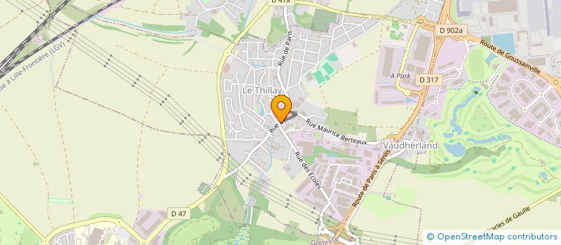 localisation de l'entreprise MONSIEUR MELVIN DRACIUS  GONESSE