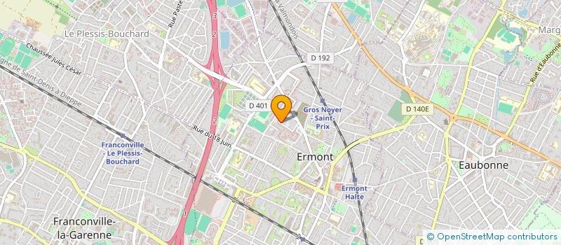 localisation de l'entreprise MONSIEUR MELVIN DUCHER  ERMONT