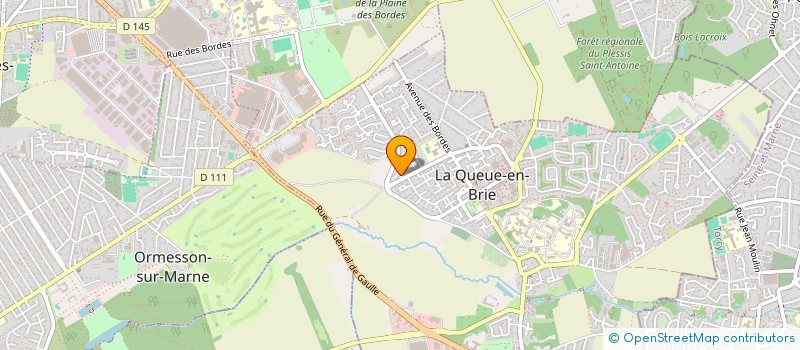 localisation de l'entreprise MONSIEUR MELVIN EHANNO  LA QUEUE-EN-BRIE