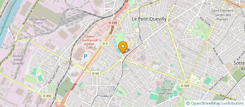 localisation de l'entreprise MONSIEUR MELVIN ETONDE TONGO  LE PETIT-QUEVILLY