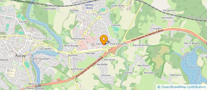 localisation de l'entreprise MONSIEUR MELVIN FERNANDEZ  PLUNERET